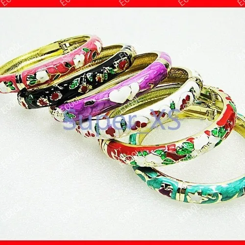 

5pcs wholesale lots jewelry bracelets pretty nice China unique fashion cloisonne bracelets LB097 free shipping