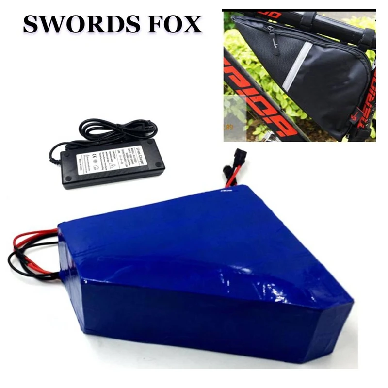 

SWORDS FOX Hot Sale 36v 16ah Triangle battery with bag electric bike battery lithium ion electric scoote for 500w 1000W motor