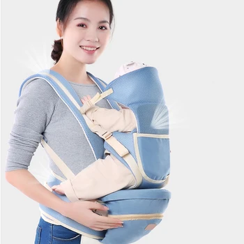 

Multi-Function Baby Strap Hip Seat Carrier Waist Stool Comfortable Breathable Infant Waist Stool With Adjustable Strap Pocket