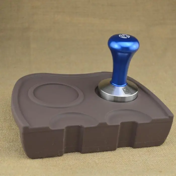 High quality silicon coffee tamper mat/cafe tamper mat/coffee tool/silicon corner matin Coffee
