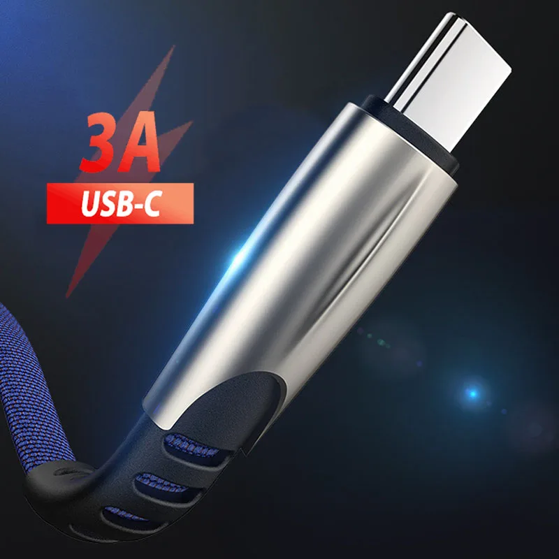 3 А Быстрая зарядка usb type C кабель 3 м 3 метра Usb Tipo C Usbc Usb C провод для быстрого заряда шнур для samsung A70 A50 huawei Nova 5z