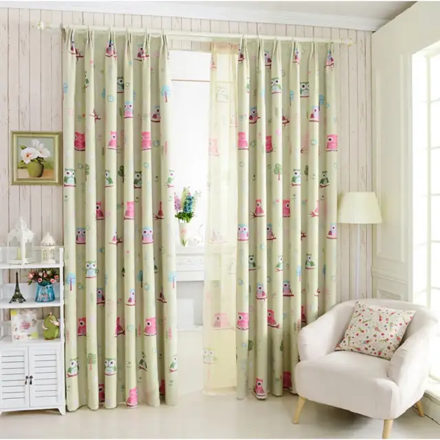 Us 4 56 24 Off Owl Printed Blue Yellow Curtains For Children Fabric Nursery Cloth Sheer Tulle Baby Room Bedroom Blinds Wp220b In Us 4 56 24 Off Owl Printed Blue Yellow Curtains For Children Fabric Nursery Cloth Sheer Tulle Baby Room Bedroom Blinds Wp220b In