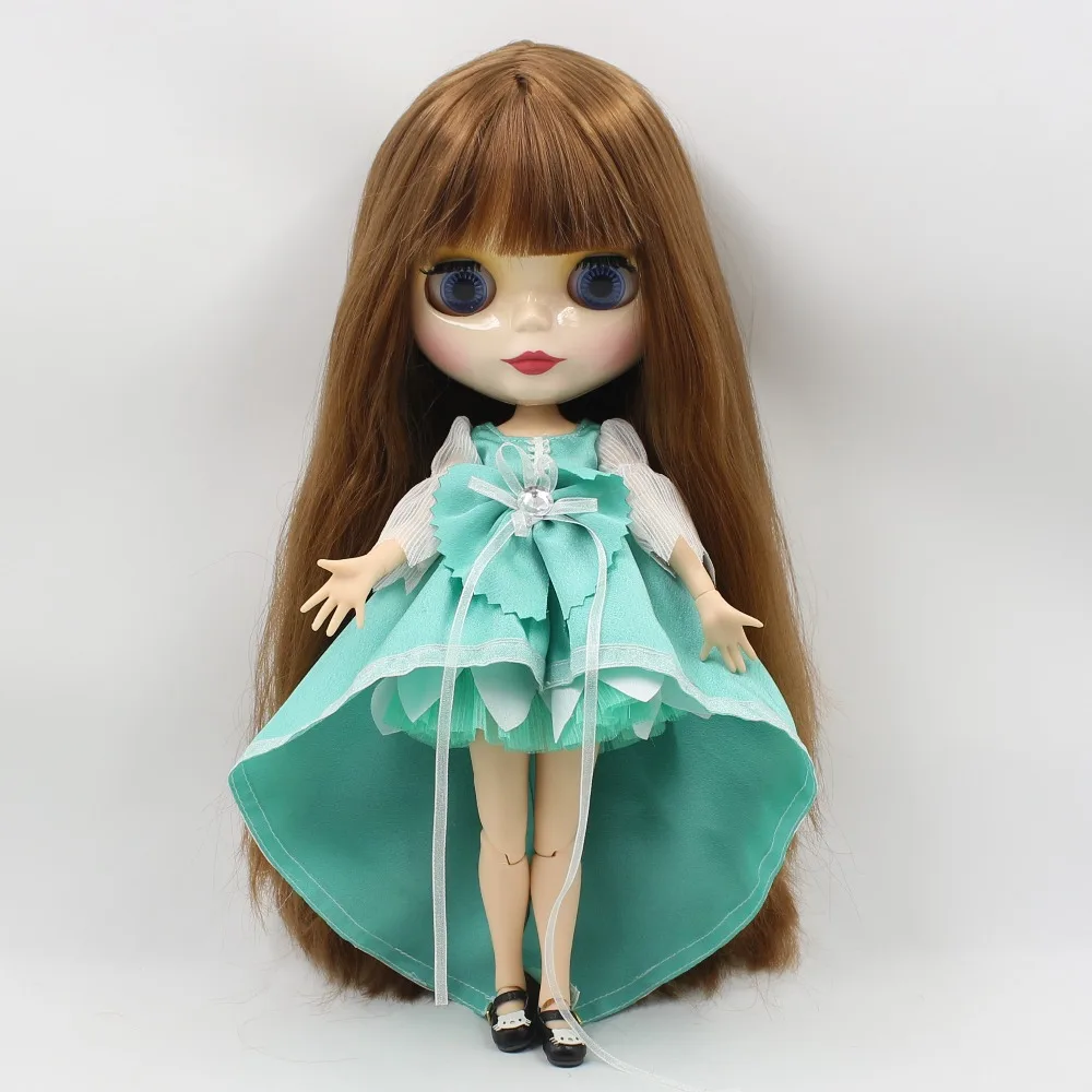 ICY DBS шарнирная кукла Blyth toy шарнир тела коричневый прямые волосы 1/6 30 см голая