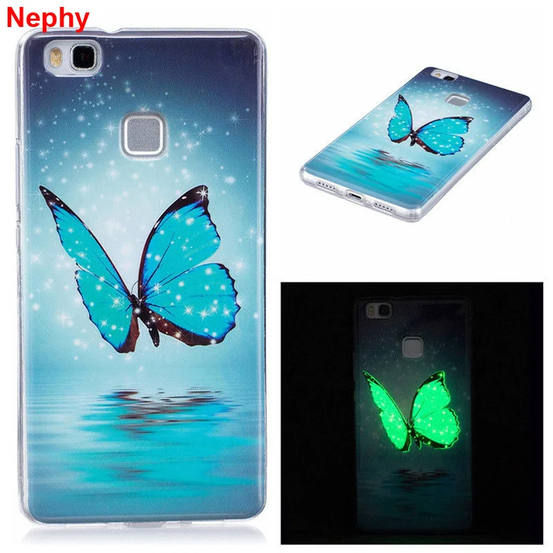 Nephy силиконовый чехол для Huawei P8 Lite P9 P10 Plus Mate10 Y5 2017 Enjoy6S 3D фосфоресцирующий Чехол