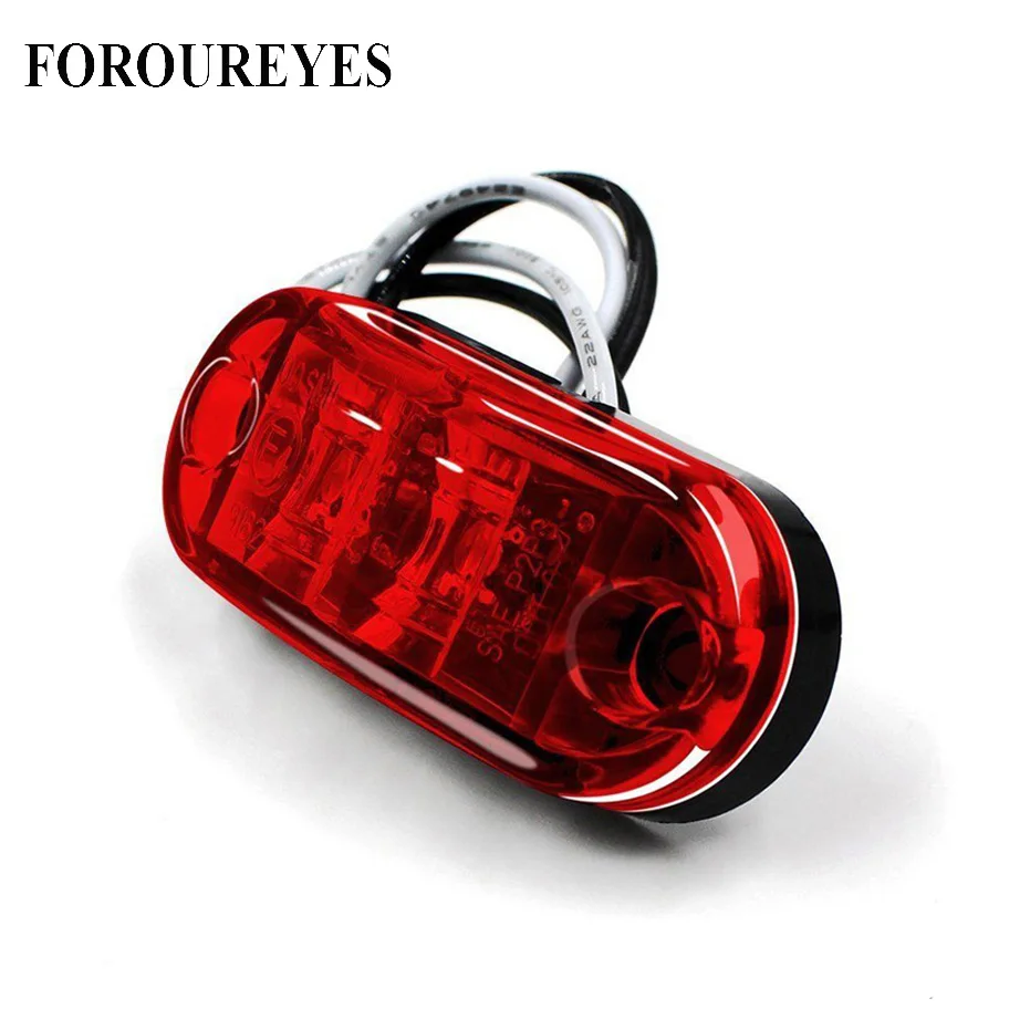 

4PCS LED Side Marker Light Red Blinker Car Truck Trailer Bulb 12V 24V IP65 Tractor Rear external Lights Parking Clearance Lamp