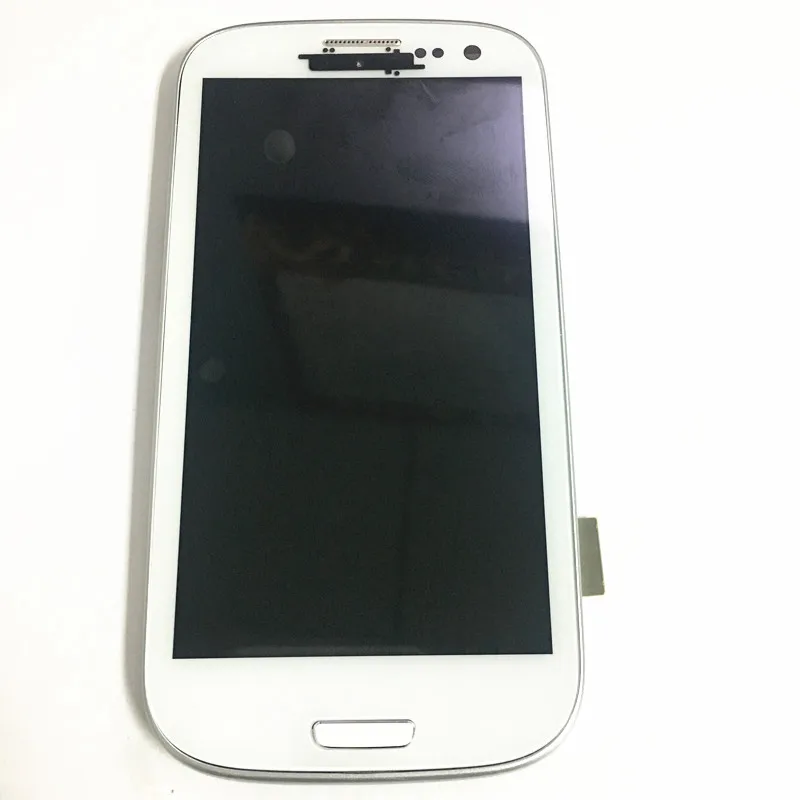Продажа 4,8 S3 TFT lcd дисплей lcd кодирующий преобразователь сенсорного экрана в сборе с рамкой зарядки для samsung Galaxy S3 i9300 i9300i i9308i i9305