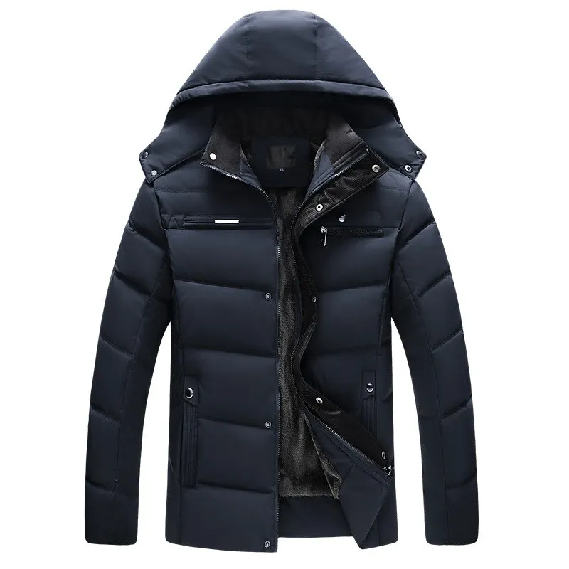 Parka coat parkas coat Winter Jacket Men -15 Degree Thicken Warm Men Parkas Hooded Fleece Man's Jackets Outwear Cotton Coat Parka Jaqueta Masculina