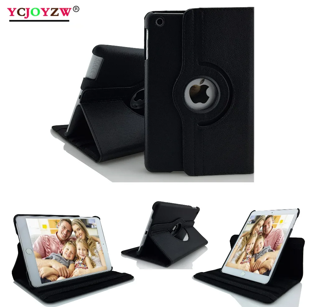 

YCJOYZW-360Degree Rotating Leather Smart Cover Case for Apple iPad Air 1,Air 2,for New iPad 9.7 2017,2018.5th,6th Generation