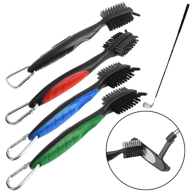 شحن مجاني النايلون نادي الغولف فرشاة تنظيف فرشاة الوجهين محمول للغولف نادي الكرة الأنظف جولف التبعي شحن مجاني النايلون نادي الغولف فرشاة تنظيف فرشاة الوجهين محمول للغولف نادي الكرة الأنظف جولف التبعي