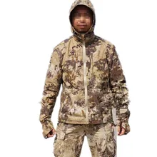 Военно-тактические куртки для мужчин начальников натуральной акулы костюмы CS Bionic боевые униформы Гремучая змея военные