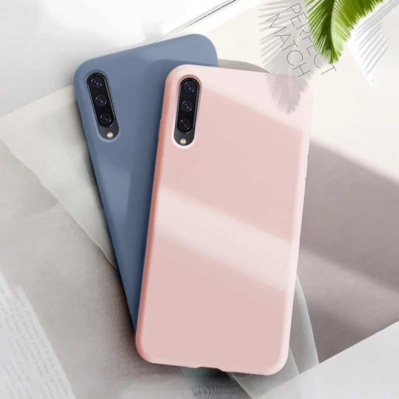 Жидкий силиконовый чехол для Redmi 7 Note K20 тонкий защитный накладка Xiaomi Mi 9T Pro 8 Lite 9 SE