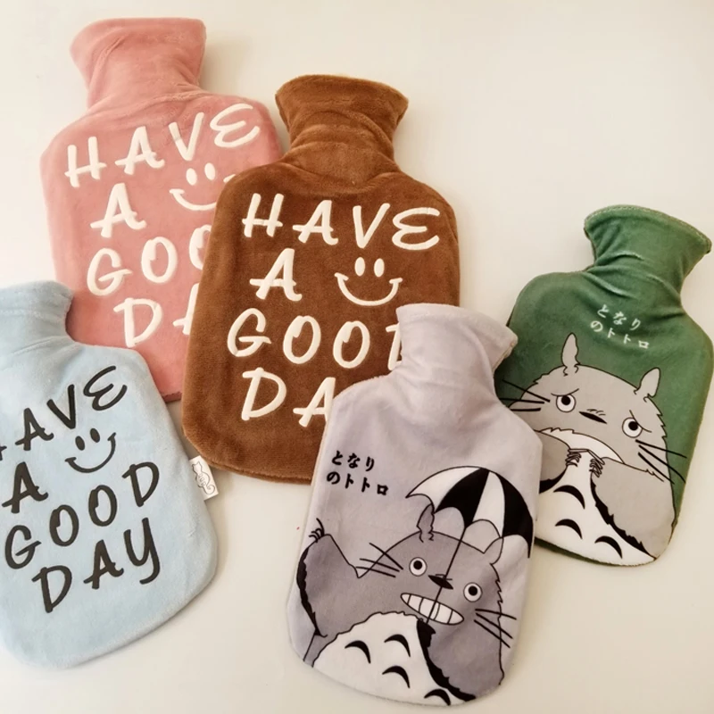 2017 New Winter Soft Cute Animal Hand Warmer Lovely Cat Hot Water