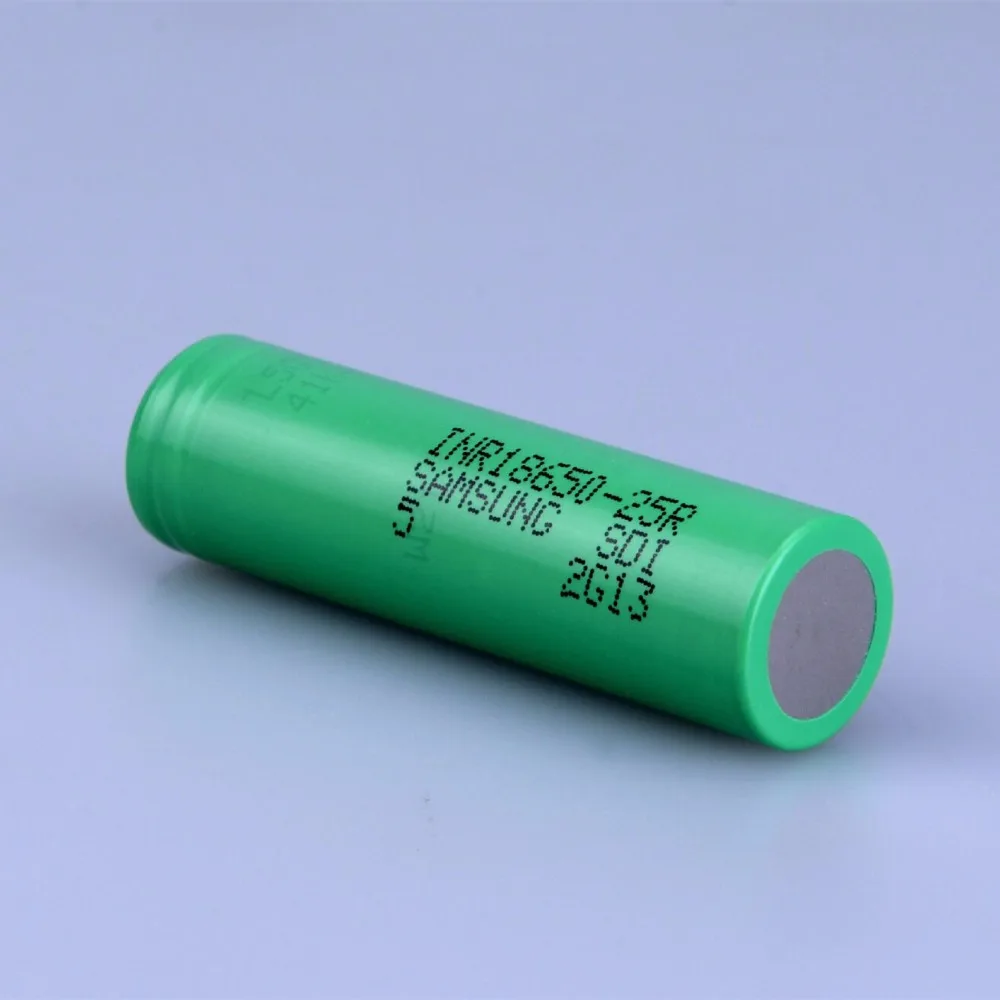 Для SAMSUNG INR 18650-25R 3,6 V 3,7 V 2500mAh литий-ионная аккумуляторная батарея