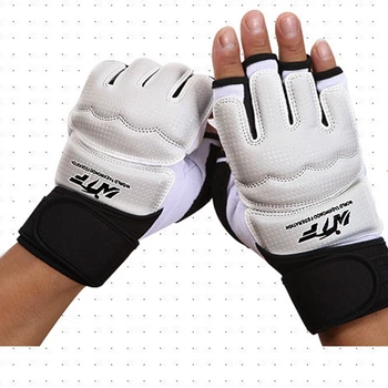 

Half Finger Mitts Boxing Mma Sanda Boxeo Kick Fight Kickboxing Wtf Taekwondo Gloves For Adult Children Men Women