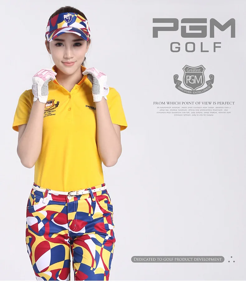 PGM весна осень брюки для гольфа женские высокоэластичный облешающий дышащий быстросохнущие брюки для гольфа женские брюки с принтом для гольфа