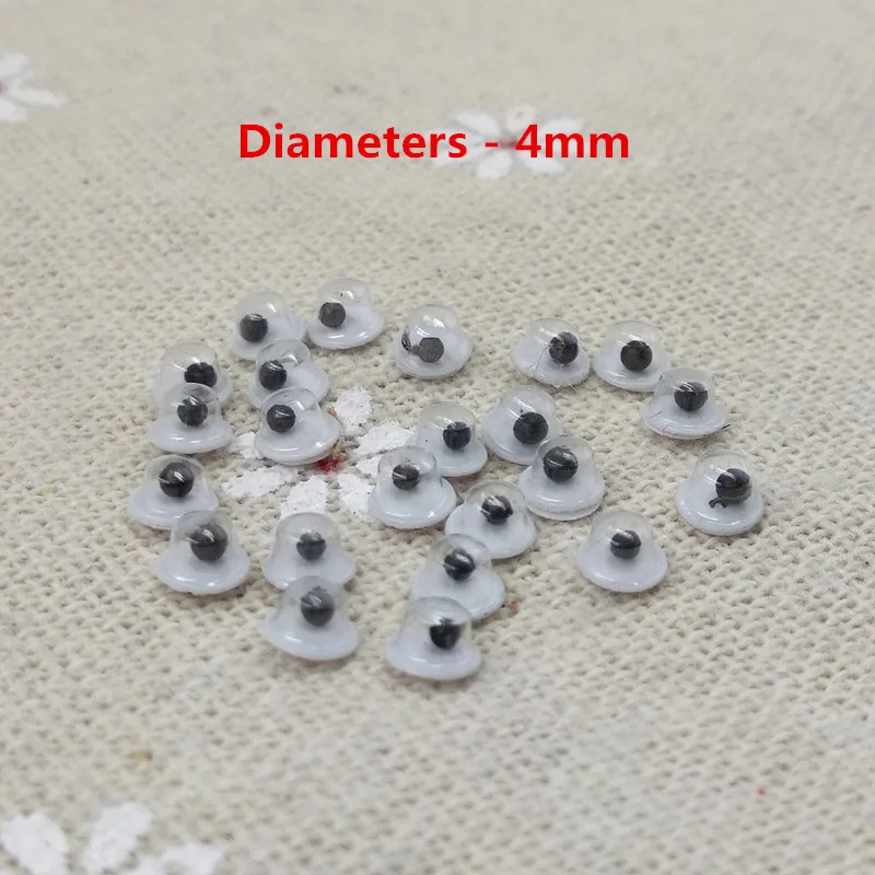 crafts 500pcs/lot Mixed Not Self-adhesive Eyes DIY For Toys Dolls Googly Wiggly Eyeballs Scrapbooking Accessor