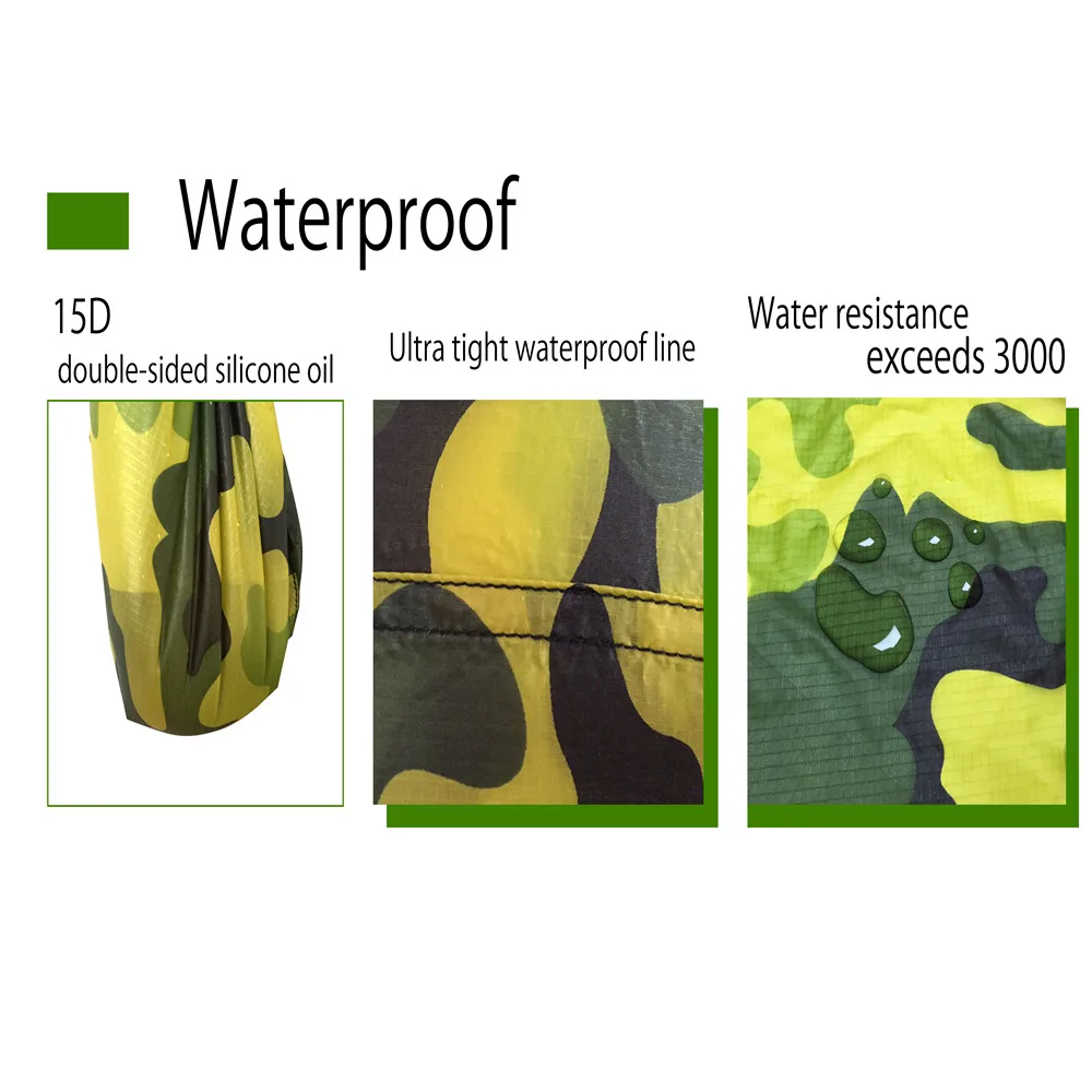 2.0LB Сверхлегкий альпинистский тент 2~ 3 человек 4 сезона 15D нейлоновый двухсторонний Силиконовый водонепроницаемый 3000 мм палатки для кемпинга