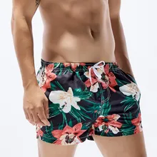 Бермуды шорты для серфинга мужские пляжные шорты для плавания Цветочные быстросохнущие морские мужские купальник с шортами спортивный костюм Beachwear пляжная одежда