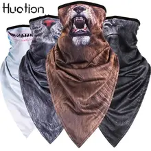 Huation Creative Animal Tiger Neck Half Face Mask Tube Bicycle Balaclava Scarf Winter Snowboard Headband Headscarf Bandana