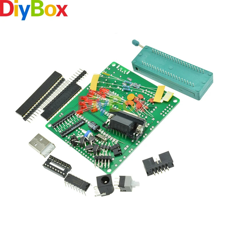 

C51 AVR MCU development board DIY learning board kit Parts and components For DIY user