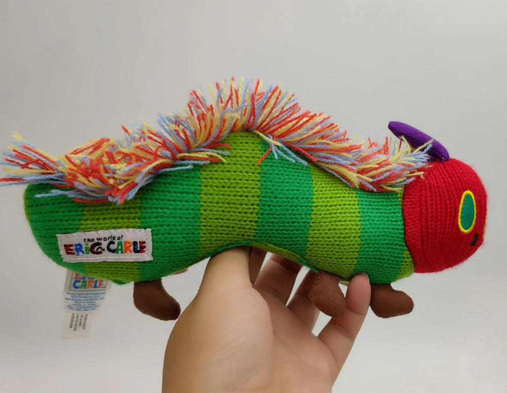 Подлинная очень голодна гусеница от Eric Carle плюшевая игрушка с начесом детские