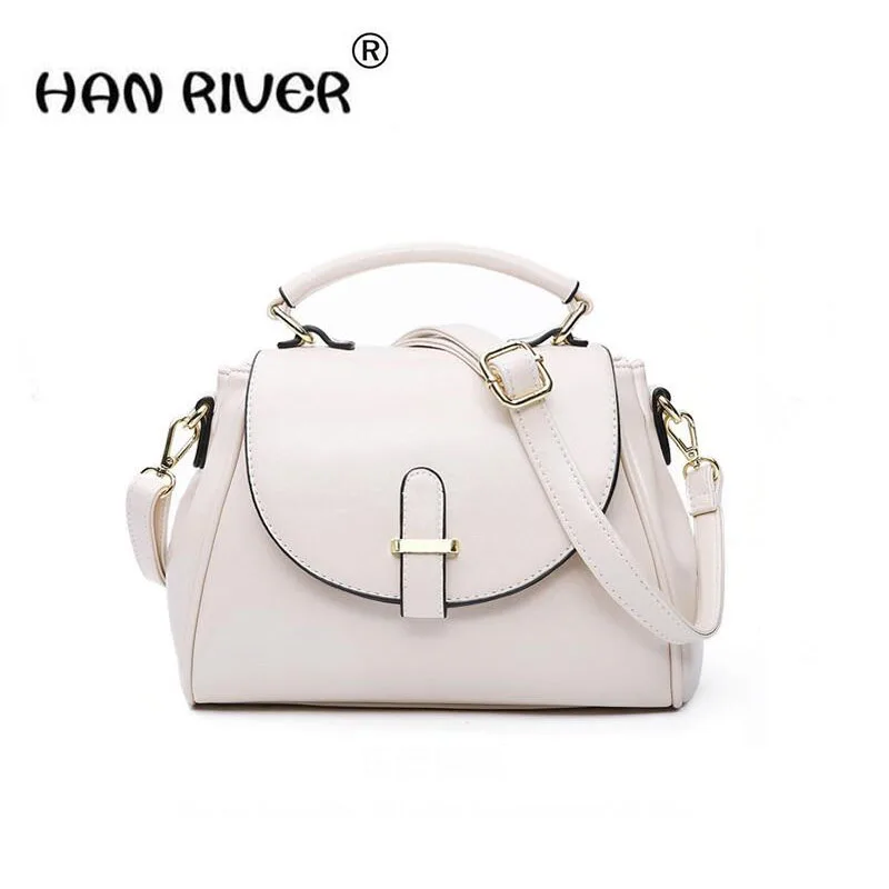 

HANRIVER In 2018, the new style casual Korean style one-shoulder bag with fresh and elegant zipper postbox