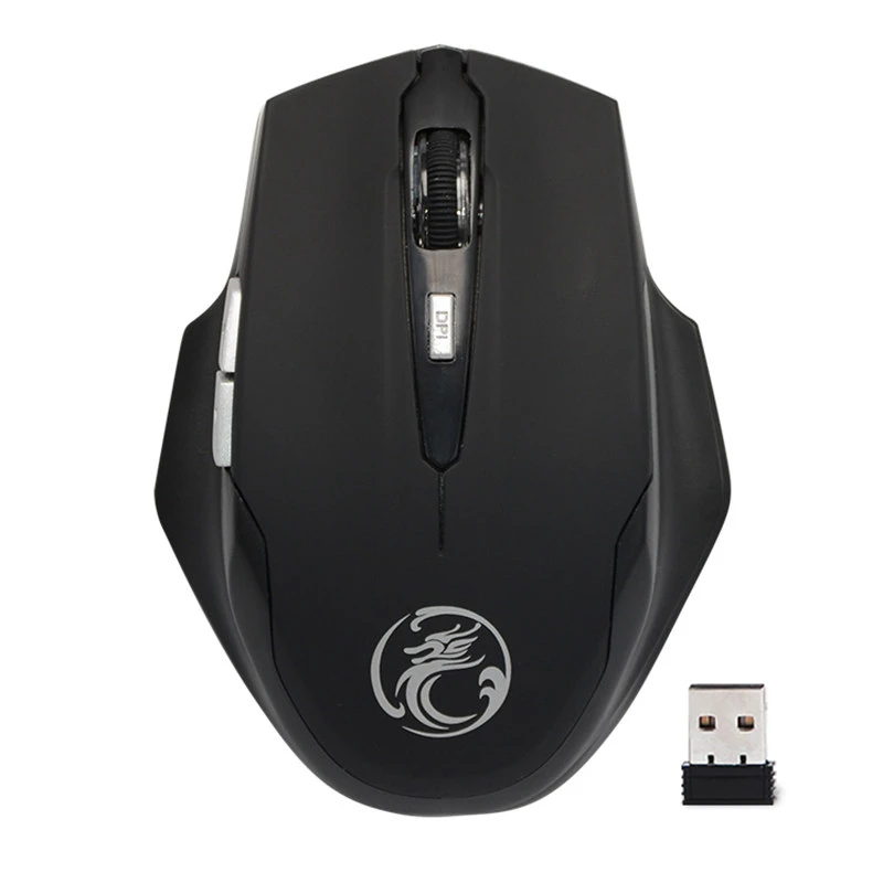 

Professional 2.4GHZ Wireless Mouse 1600DPI USB Optical Ergonomic Computer Laptop PC Mouse for Office Work 6 Buttons Mice