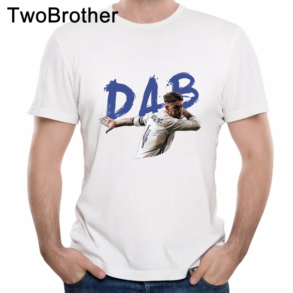 Sergio Ramos t shirt 3D Print T shirt Fashion World Cup T Shirt Plus size-in T-Shirts from Men's 