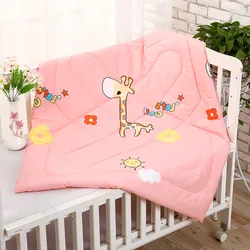 100*110 CM Baby Summer Quilt Quilted Cotton Cartoon Animal Newborn Blanket Mattress Air Conditioning Quilt Kids Cartoon Bedding 100*110 CM Baby Summer Quilt Quilted Cotton Cartoon Animal Newborn Blanket Mattress Air Conditioning Quilt Kids Cartoon Bedding