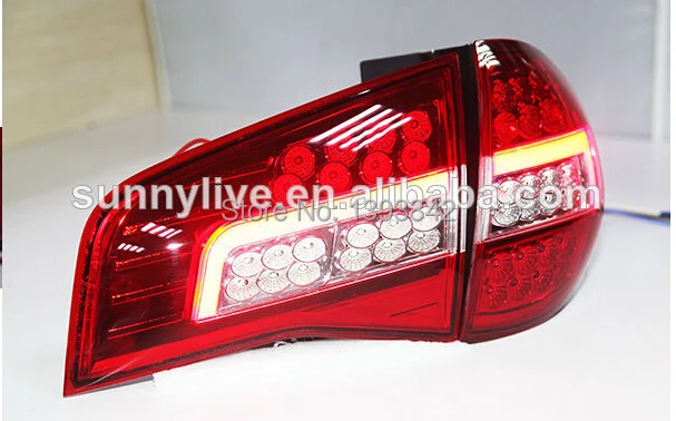Для Renault Koleos светодиодные задние фонари Задние огни красный, белый Цвет 2011-2012 год WH