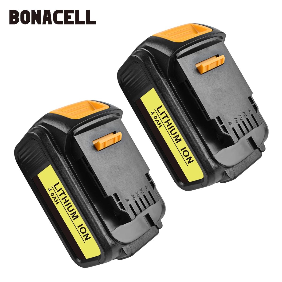  Bonacell For DeWalt 18V/20V 4.0Ah/2.0Ah Battery Power Tools Batteries Replacement DCB181 DCB182 DCB