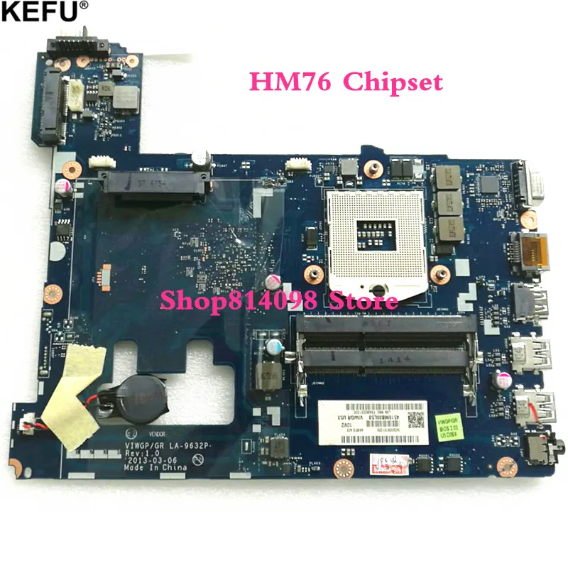 VIWGPGR LA-9632P for Lenovo Laptop G500 Motherboard mainboard HD 4000 s989 HM76 Chipset works VIWGPGR LA-9632P for Lenovo Laptop G500 Motherboard mainboard HD 4000 s989 HM76 Chipset works