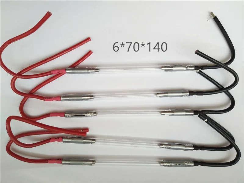 Limited Price of  6*70*140mm ipl shr opt e light laser xenon flash light lamp for xenon light 5 pieces