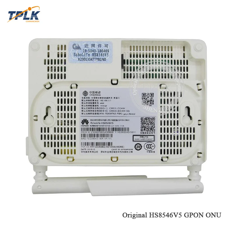 Хуа Вэй GPON ONU FTTH HS8546V5 ONT Router 4GE + 1TEL 2USB Wifi Мини Размер английская прошивка с