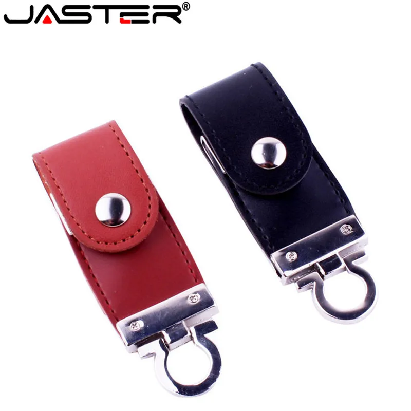 

JASTER Wholesale leather usb flash drive fur key chain pendrives 8gb 16gb 32gb 64gb memory stick 4gb 16gb usb creativo gift