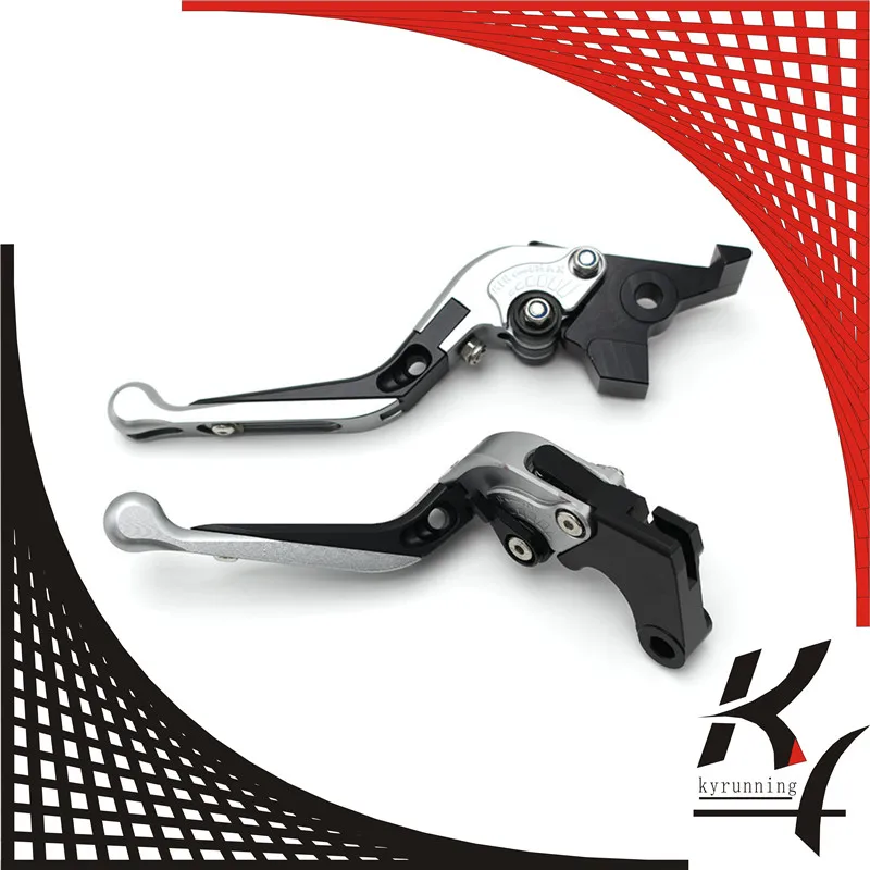  Motorcycle Adjustable Folding Extendable Extending Brake Clutch Levers fits For THRUXTON Steve McQu