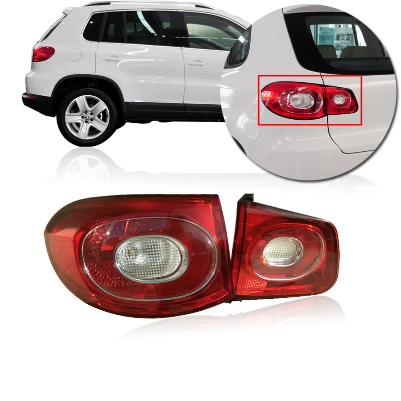 

CAPQX Rear Brake Light Tail Light For VW Tiguan 2009 2010 2011 2012 Stop light tail lamp taillight taillamp headlight headlight