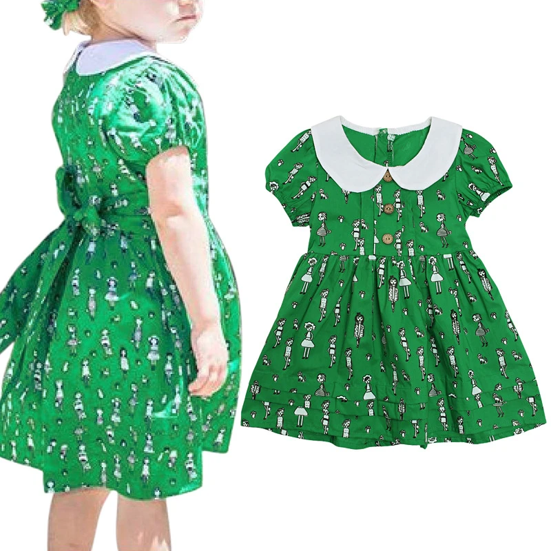 newborn green dress