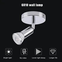 Светодиодный точечный светильник переменного тока 100-220 В светодиодный потолочный светильник с поворотным механизмом точечный потолочный светильник GU10 потолочный точечный потолочный светильник s для кухонной комнаты