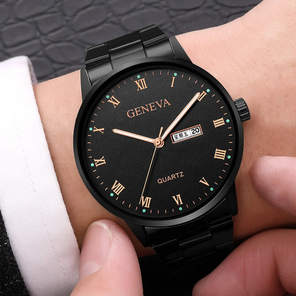 Business Watch Men Montre Homme De Marque Luxe Luxury Quartz Sport