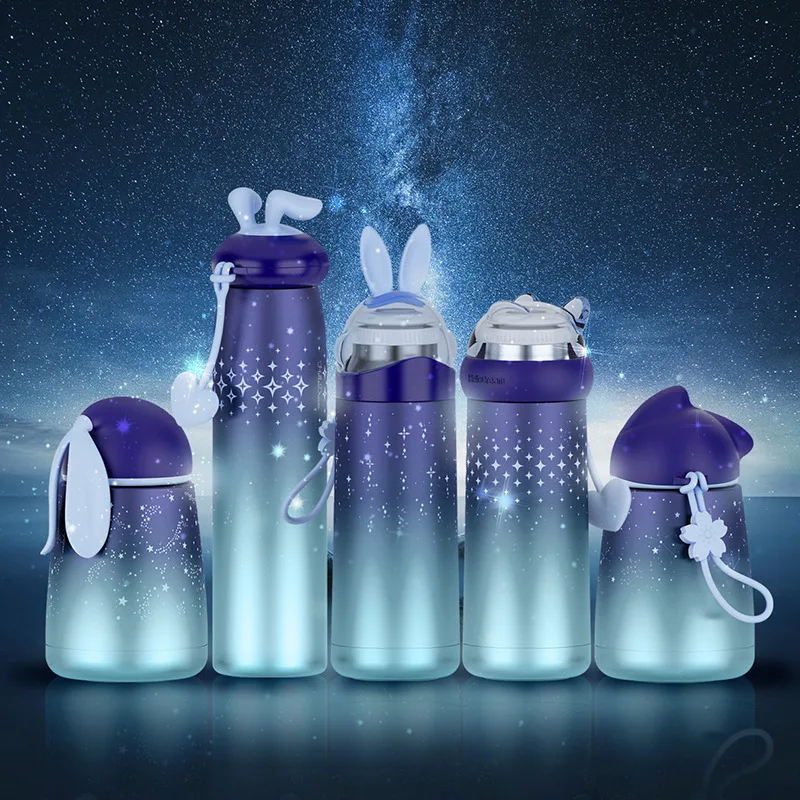 New arrivels Creative Stainless steel family office double layer vacuum cup stars moon sky gradient colors thermos flack New arrivels Creative Stainless steel family office double layer vacuum cup stars moon sky gradient colors thermos flack