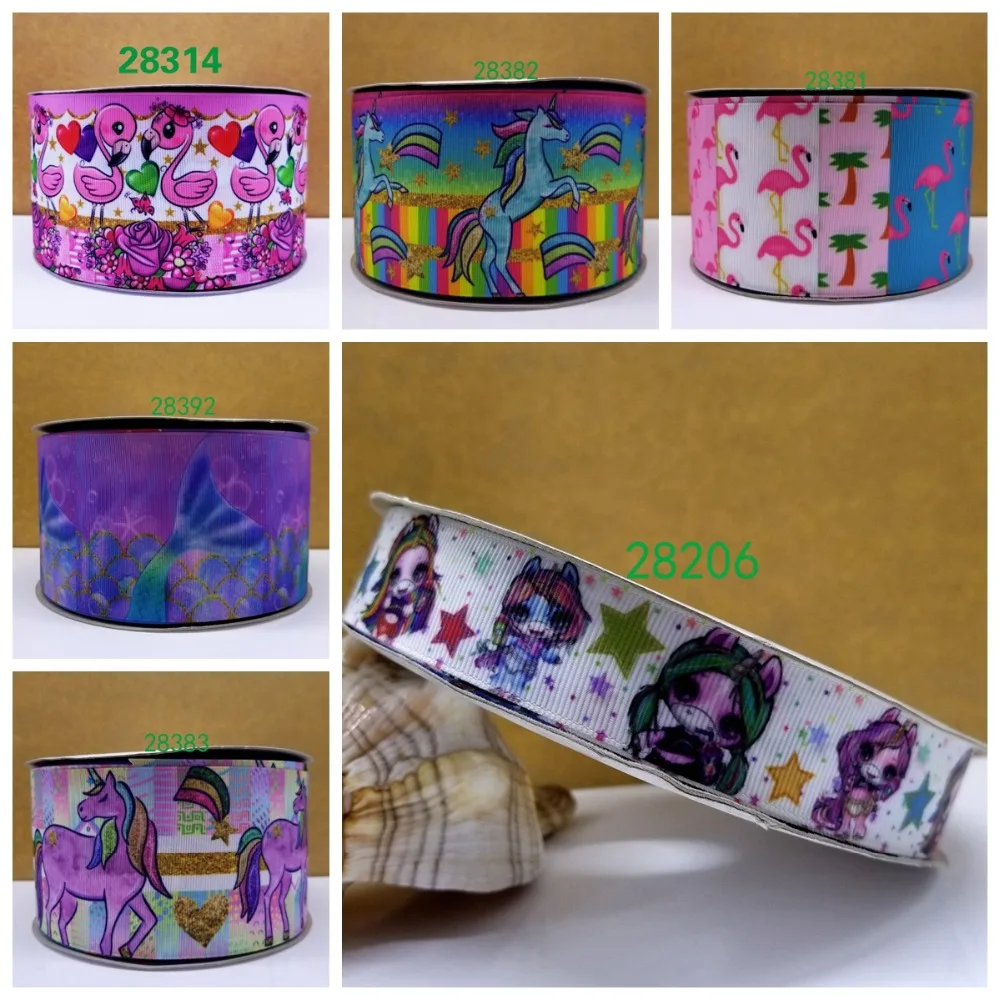 50 двор мультфильм печатных grosgrain ленты 28206