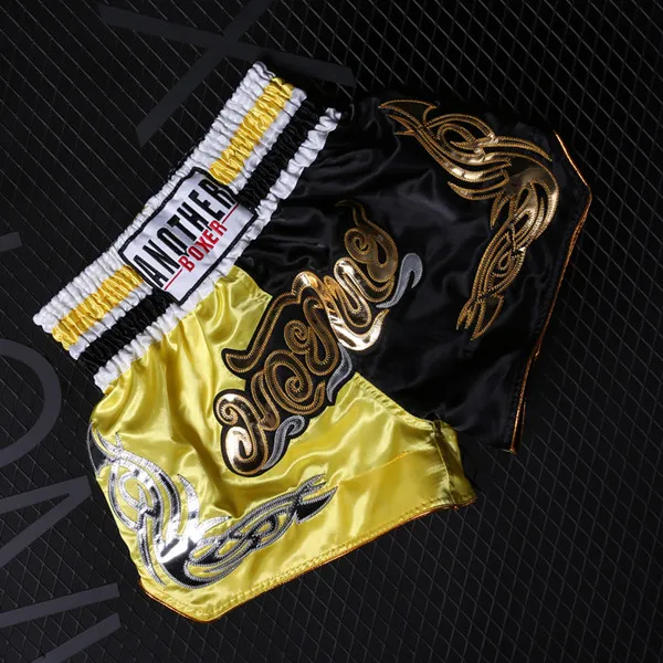 Боксерские Шорты для тайского бокса fightwear синяя и красная звезда на заказ Муай Тай шорты Санда Боевые спортивные Муай Тай боксео - Цвет: Style 7