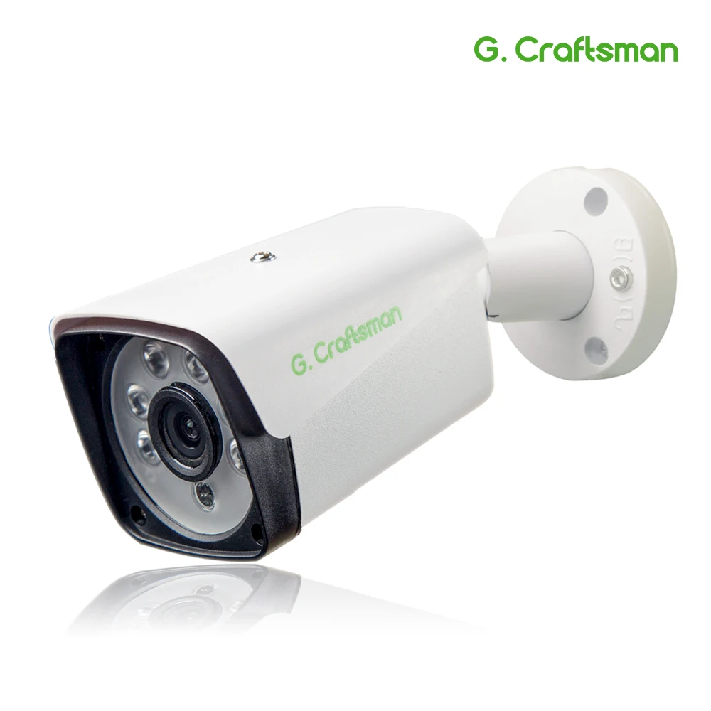 Najtaniej G. Craftsman 5MP POE aparat ip hd na zewnątrz wodoodporne widzenie nocne z wykorzystaniem podczerwieni Onvif 2.6 wideo cctv nadzoru bezpieczeństwa P2P e mail