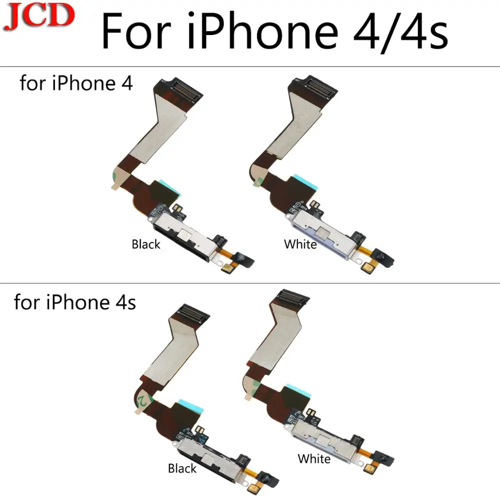 JCD USB Charging Dock Flex Cable For iPhone 4 4s Charger Port Connector With Mic 4S | Мобильные телефоны и аксессуары