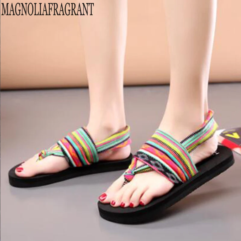 

Casual wild women's shoes summer breathable flip-flops wear-resistant new fashion sandals Candy colors flat shoes mm448