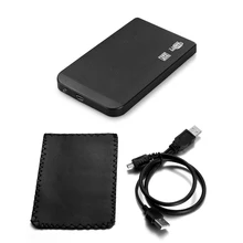 USB 2," внешний корпус коробка HDD sata hd чехол(черный