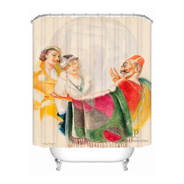 Занавеска для ванной комнаты на заказ, сексуальная Штора для душа, домашний декор, занавеска для душа, водостойкая ткань, Крючки#180417-01-62 - Цвет: Shower Curtain