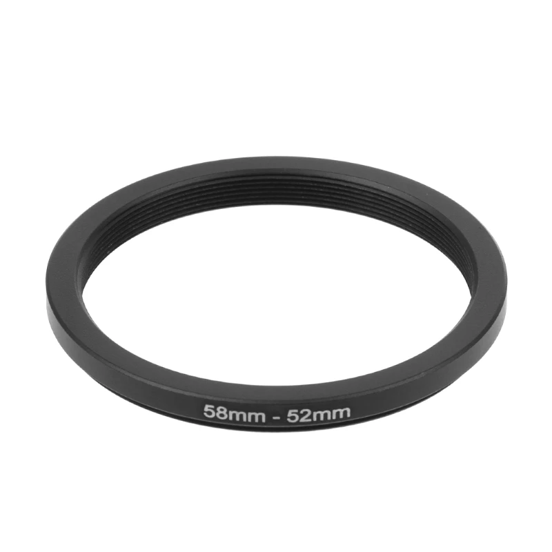 

58mm To 52mm Metal Step Down Rings Lens Adapter Filter Camera Tool Accessory New