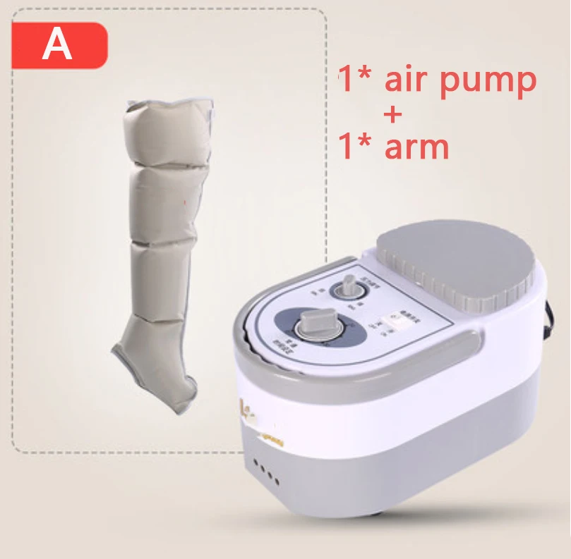 Новая машина для массажа давления воздуха массажер для всего тела отек варикоз миофагизм тело с руки и ноги рукав Талия - Цвет: A